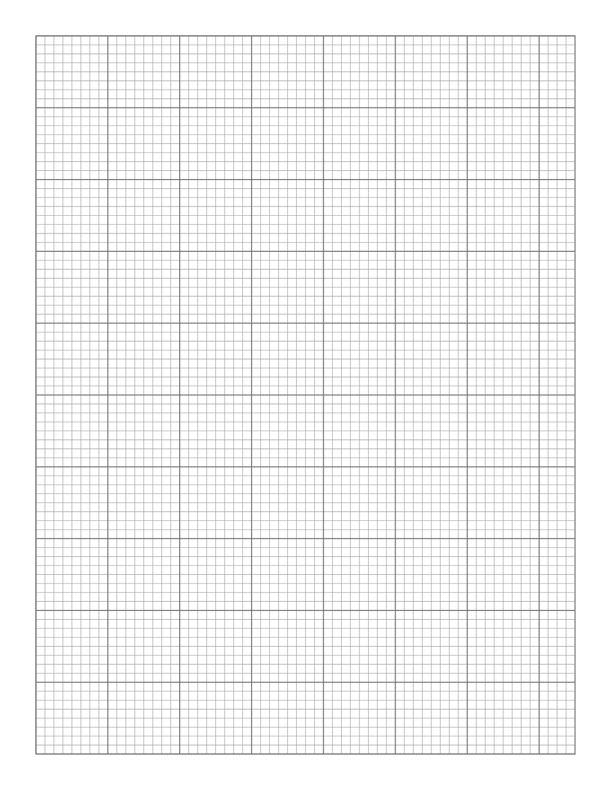 1/8 Inch Graph Paper printable preview