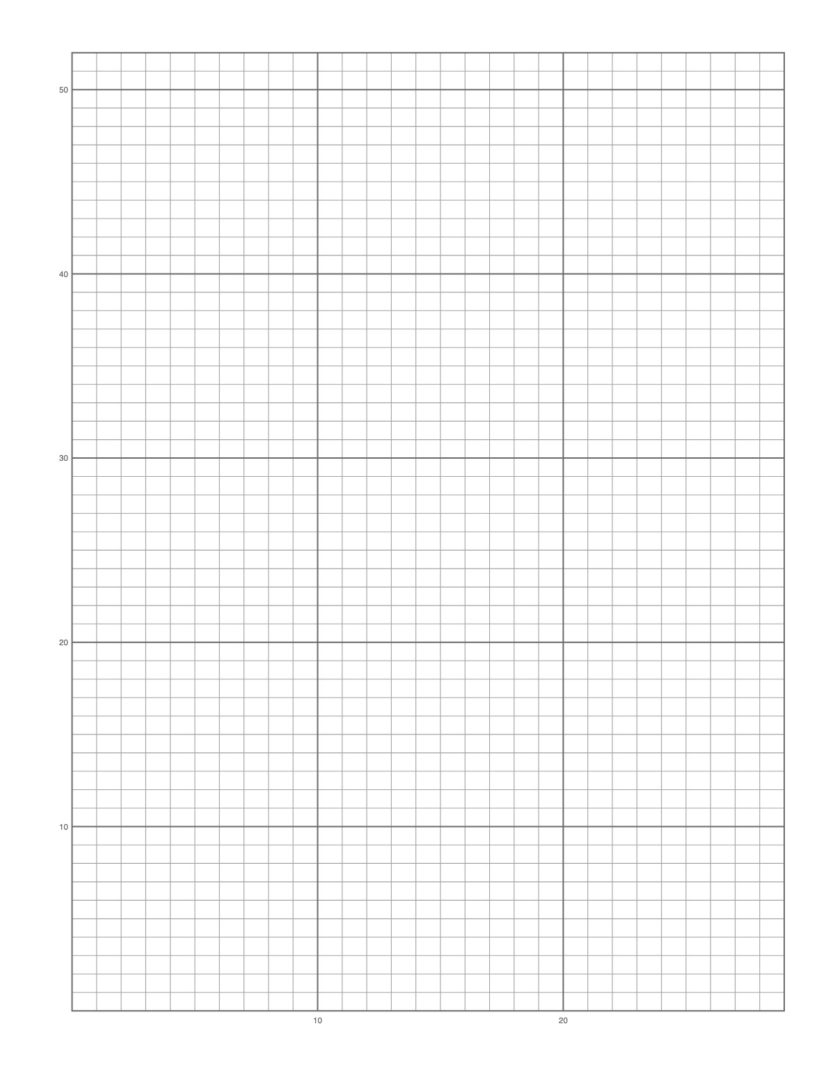 Knitting Graph Paper printable preview