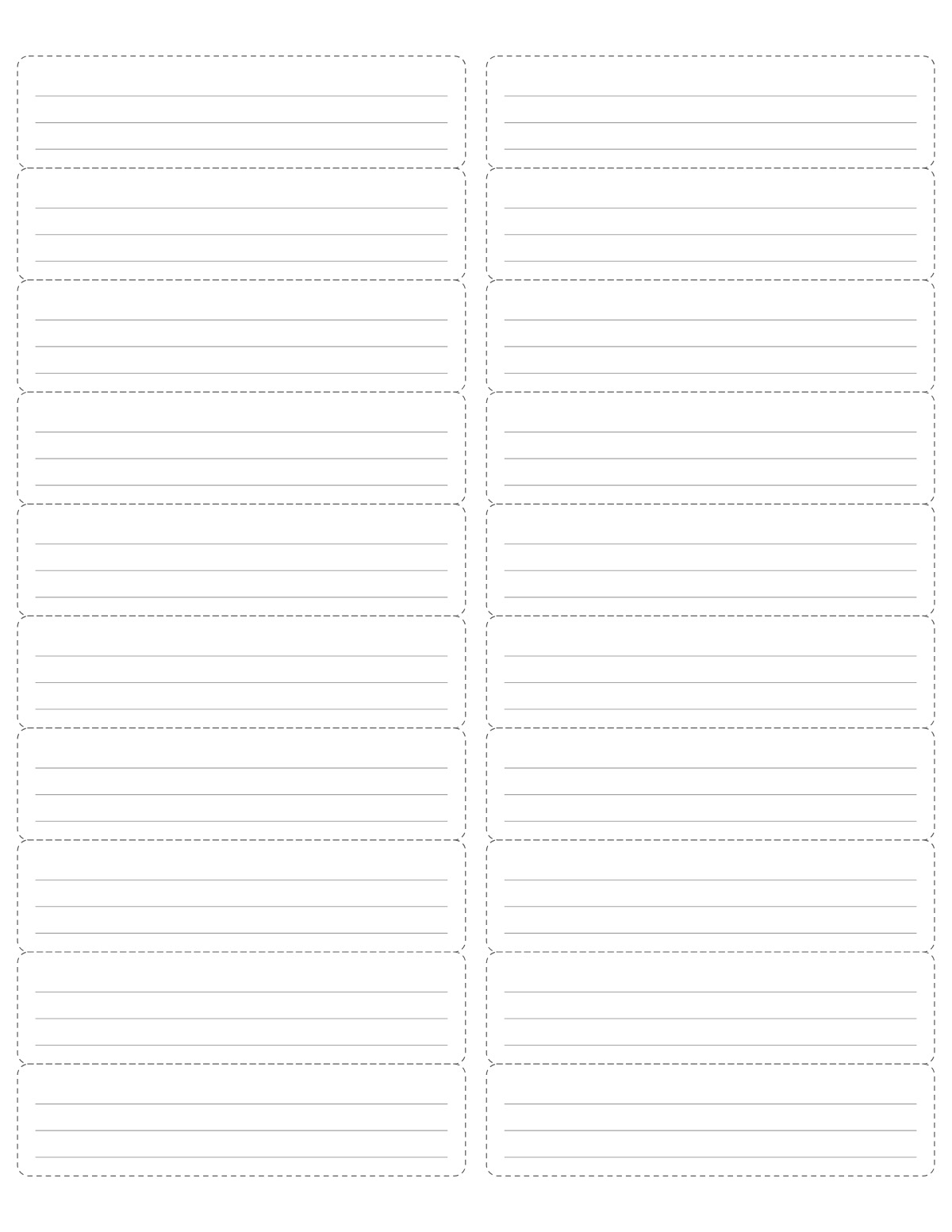 Labels (20 per Sheet) printable preview