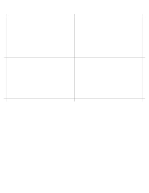 Blank Index Cards template preview