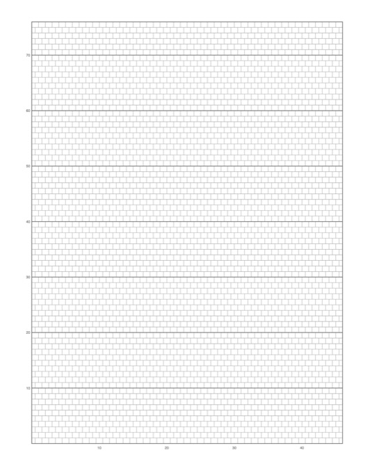 Brick Stitch Graph Paper template preview