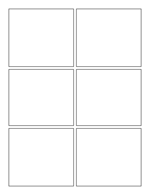 Comic Book Template template preview