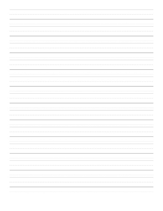 Cursive Writing Paper template preview