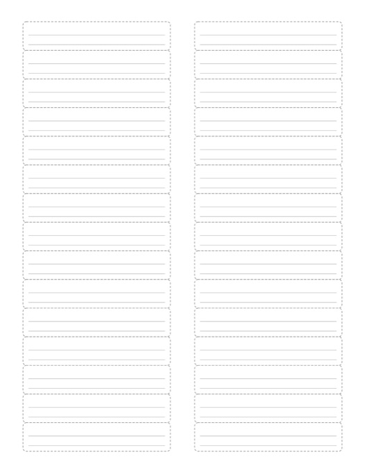 File Folder Labels template preview
