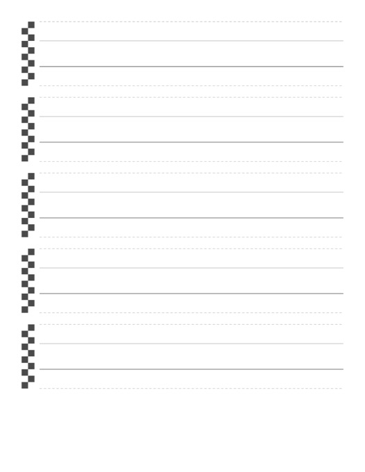 Foundational Hand Guide Sheet template preview