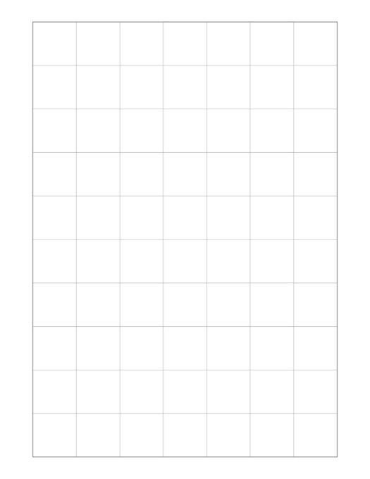 1 Inch Graph Paper template preview