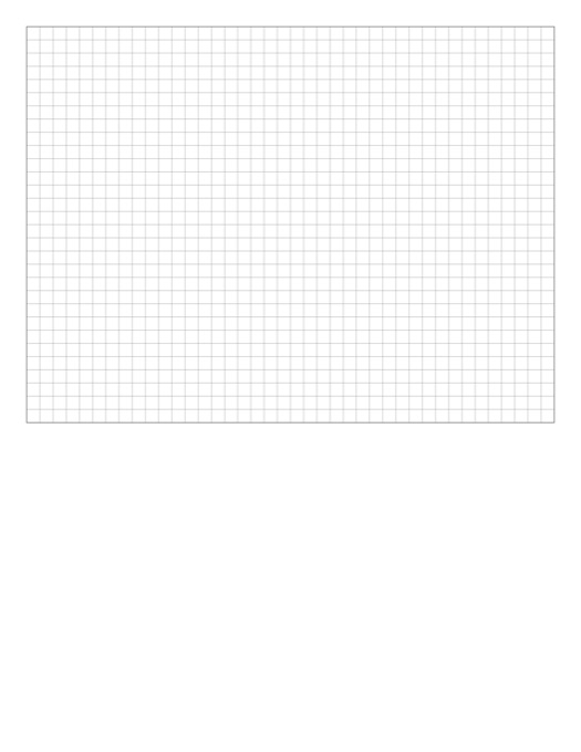 Landscape Graph Paper template preview