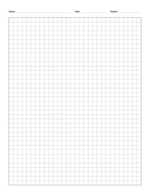 Graph Paper template preview