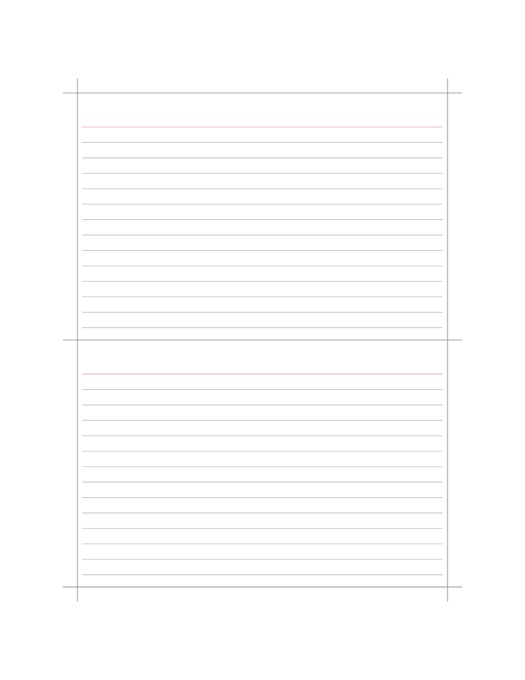 4x6 Index Cards template preview