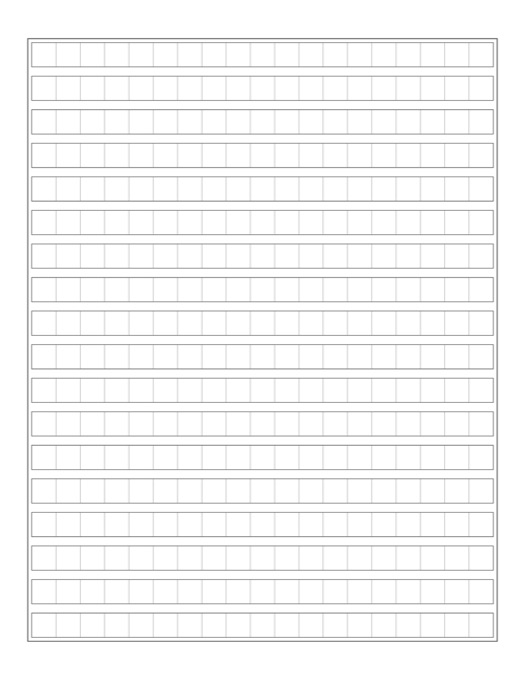 Korean Wongoji Paper template preview