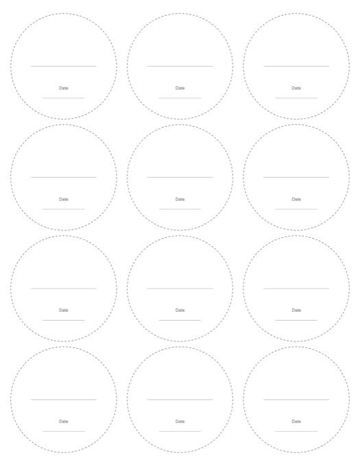 Mason Jar Labels template preview