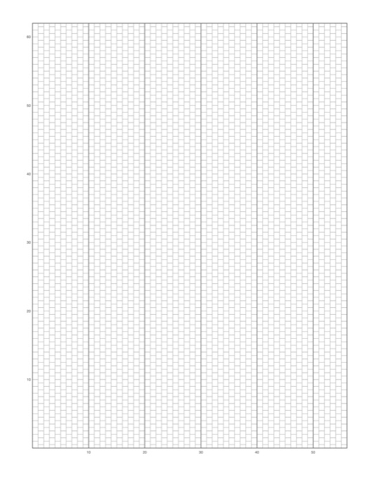 Peyote Stitch Graph Paper template preview