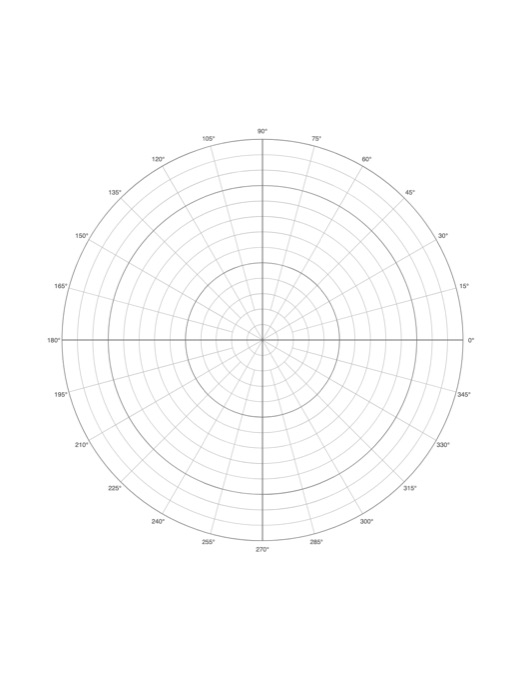 Polar Graph Paper template preview