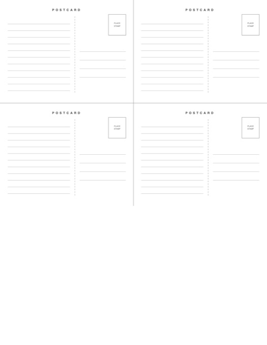 Postcard Template template preview