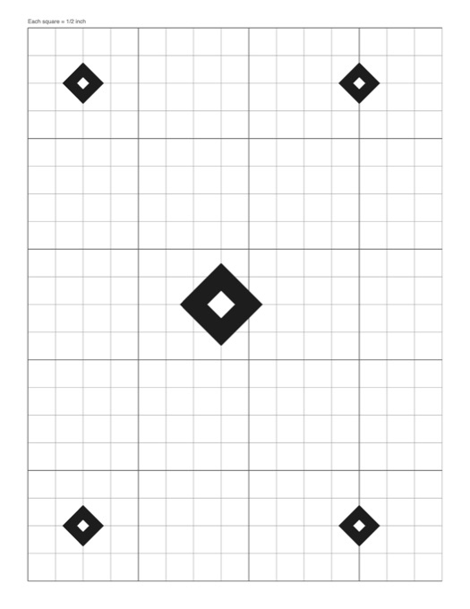 Sight-In Target template preview