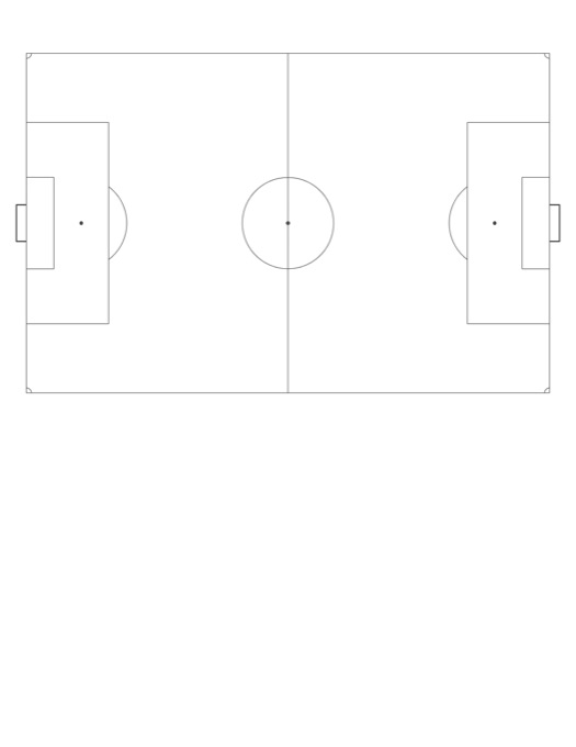 Soccer Field Diagram template preview