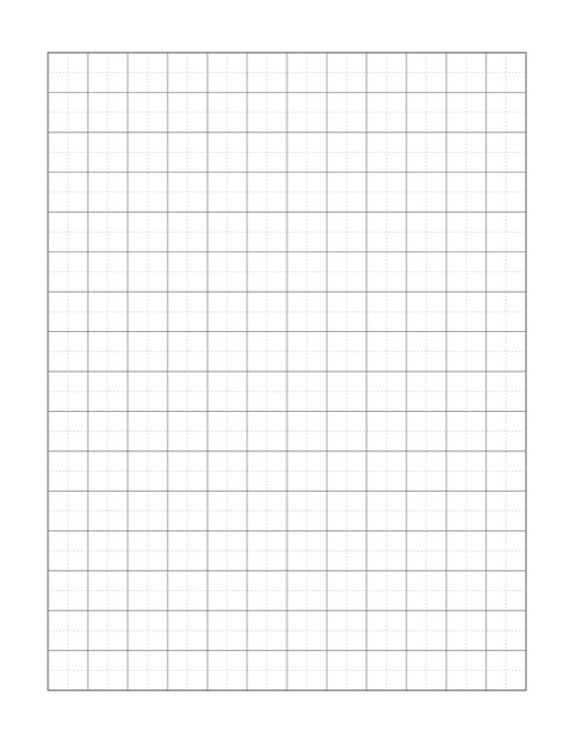 Tianzige Chinese Writing Paper template preview